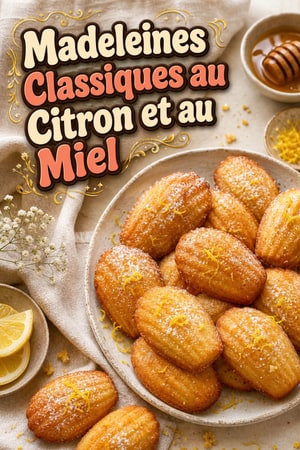 Madeleines Classiques au Citron et au Miel