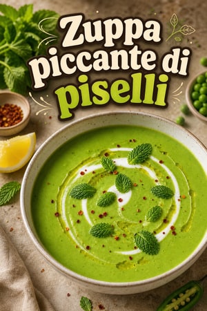 Zuppa piccante di piselli