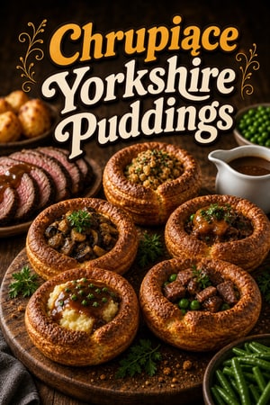 Klasyczne Yorkshire Puddings — lekkie, chrupiące i puszyste
