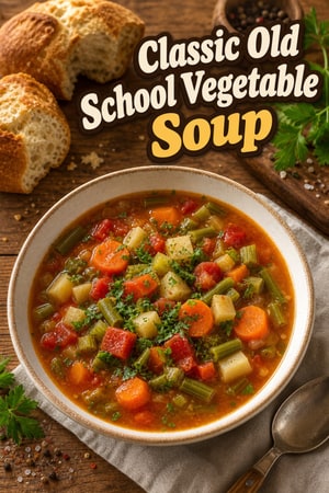 Classic Old School Vegetable Soup
