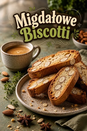 Włoskie Biscotti Migdałowe z Anyżkiem - Przepis Tradycyjny