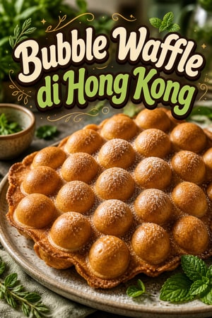 Autentici Bubble Waffle di Hong Kong (Gai Daan Zai)