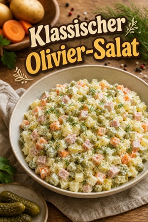 Klassischer Olivier-Salat