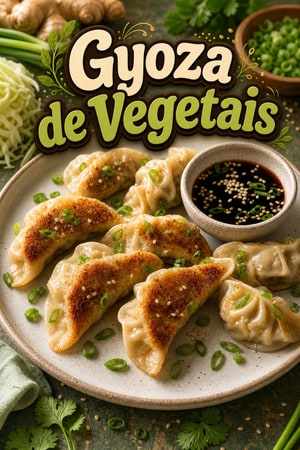 Gyoza de Vegetais com Gengibre e Repolho: Receita Caseira