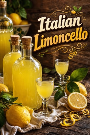 Homemade Italian Limoncello Liqueur Recipe