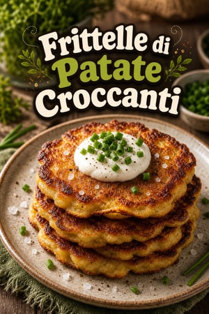Frittelle croccanti di patate da purè avanzato, veloci
