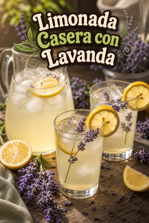 Limonada Casera con Lavanda y Limones Frescos