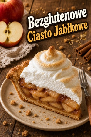 Ciasto Jabłkowe Bezglutenowe z Kremem Soufflé