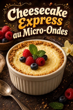 Cheesecake express au micro-ondes : Onctueux et rapide