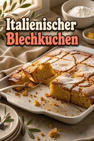 Rustikaler italienischer Blechkuchen – zart & saftig