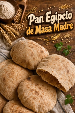 Pan de Masa Madre Egipcio (Aish Baladi) - Receta Integral