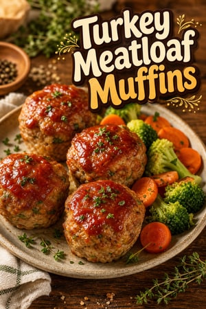 High-Protein Turkey Meatloaf Muffins for Kids