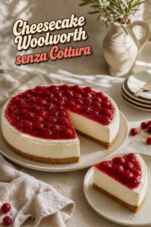 Cheesecake Senza Cottura Classica Woolworth