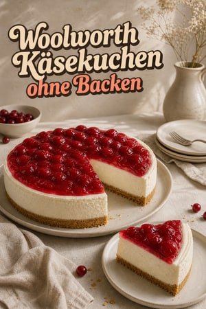 Klassischer No-Bake Woolworth Käsekuchen