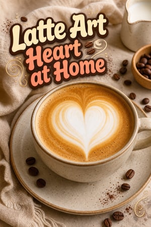 Simple Latte Art at Home: The 30-Second Heart Technique