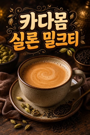 클래식 실론 밀크티(카다몸) — 아침을 밝히는 따뜻하고 향긋한 홈 브루 레시피 간단한 만들기 가이드