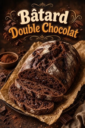 Bâtard Artisanal au Double Chocolat Intense
