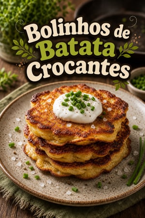 Panquecas Crocantes de Puré de Batata das Sobras — Rápidas