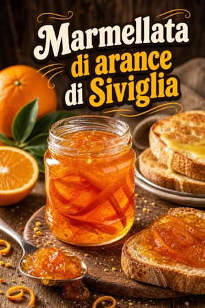 Marmellata vivace di arance Seville — ricetta in piccolo