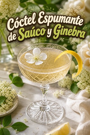 Cóctel Espumante de Saúco y Ginebra para Bodas