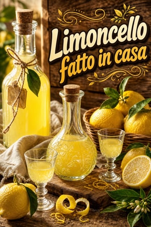 Ricetta del Limoncello Fatto in Casa: Il Vero Liquore Italiano