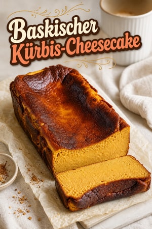 Baskischer Kürbis-Cheesecake