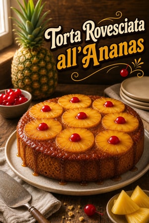 Torta Rovesciata all'Ananas: La Ricetta Classica Americana