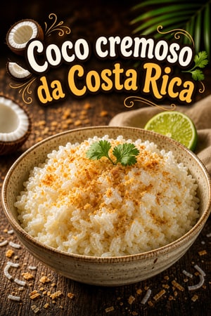 Arroz con Coco da Costa Rica — Cremoso e Perfumado