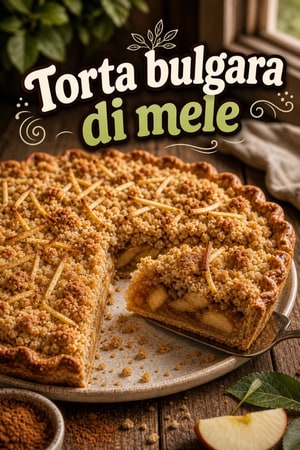 Torta di Mele — Rustica bulgara casalinga