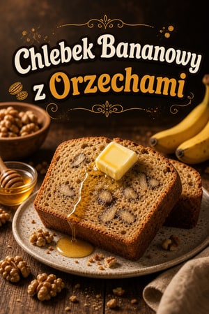 Klasyczny Chleb Bananowy z Orzechami Włoskimi