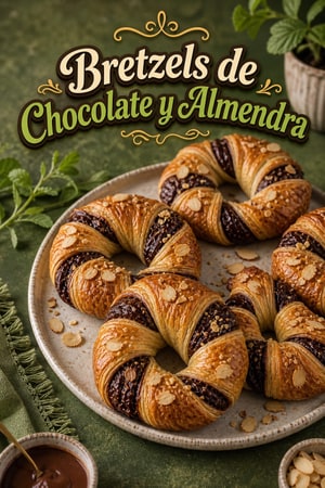 Bretzel de Chocolate y Almendra