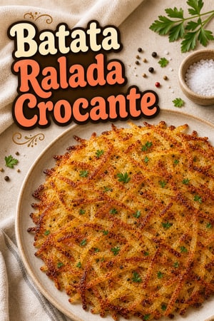 Batata Hash Brown Caseira Crocante e Dourada