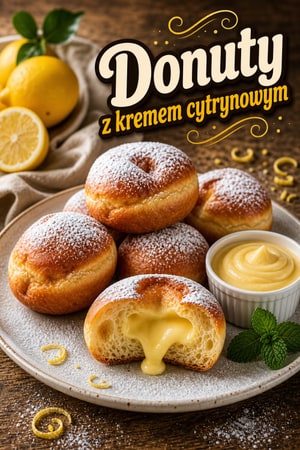 Gogoşi po francusku — rumuńskie pączki z cytryną i wanilią