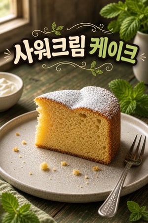 사워크림 케이크