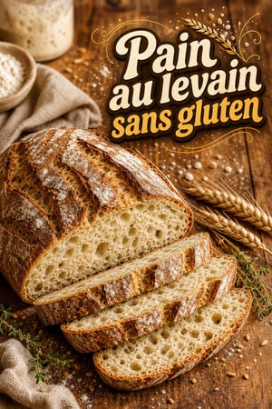 Pain au levain sans gluten artisanal : recette maison