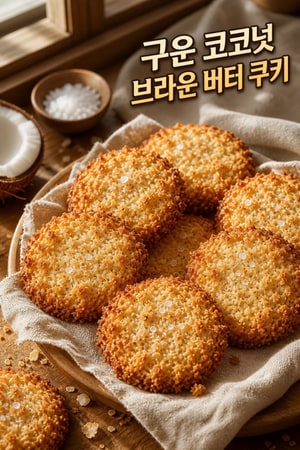 토스티드 코코넛 브라운 버터 쿠키