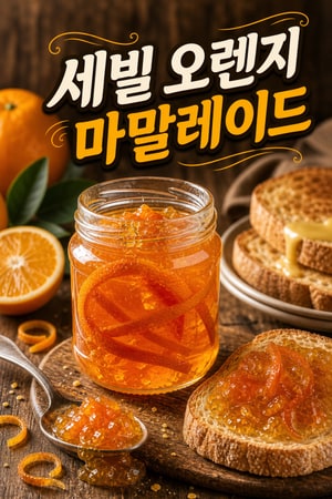 상큼한 세빌 오렌지 마말레이드 소량 레시피 — 토스트, 요거트, 선물용으로 완벽한 브리티시 잼 만드는 법