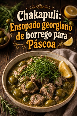 Chakapuli: Ensopado georgiano de borrego para Páscoa