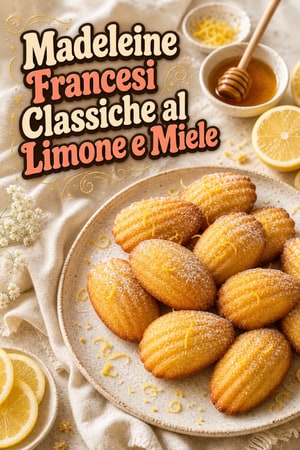 Madeleine Francesi Classiche al Limone e Miele