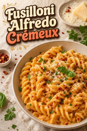 Fusilloni Alfredo Crémeux au Piment de Calabre
