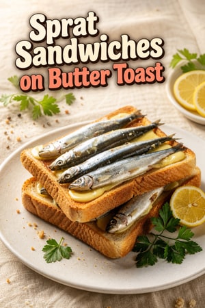 Classic Sprat Sandwiches with Crispy Butter Toast
