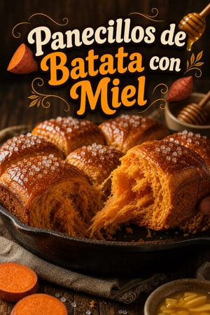 Panecillos Tiernos de Batata con Mantequilla de Miel