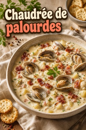 Chaudrée de palourdes de Nouvelle-Angleterre au bacon