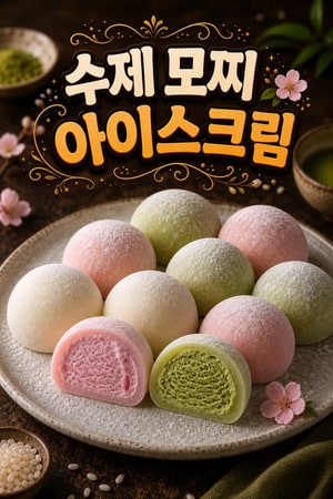 집에서 만드는 쫄깃한 수제 모찌 아이스크림 레시피