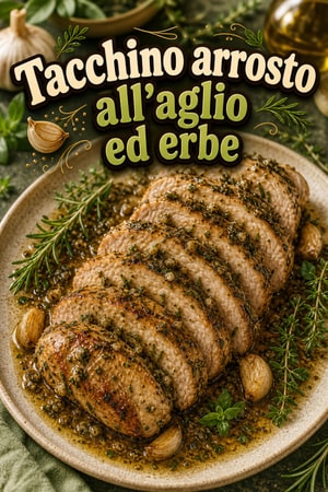 Filetto di Tacchino Arrosto all'Aglio ed Erbe Aromatiche