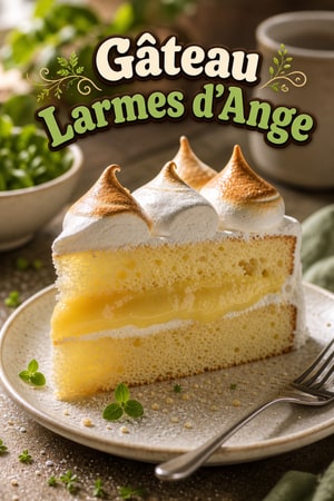 Gâteau Larmes d'Ange à la Meringue et Crème Pâtissière