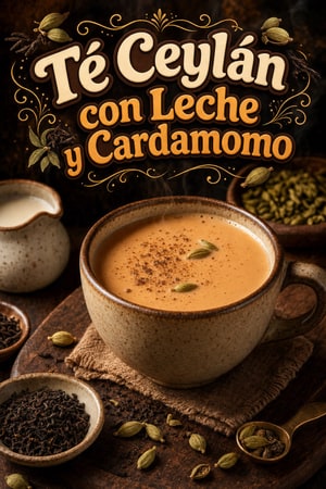 Té con Leche Ceylán Clásico y Cardamomo – Reconfortante