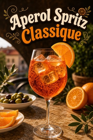 Aperol Spritz Classique : Le Cocktail Italien de l'Été