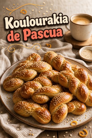 Koulourakia griegos: galletas de Pascua clásicas fáciles