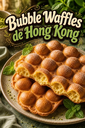 Bubble Waffles de Hong Kong: Receita Autêntica e Crocante
